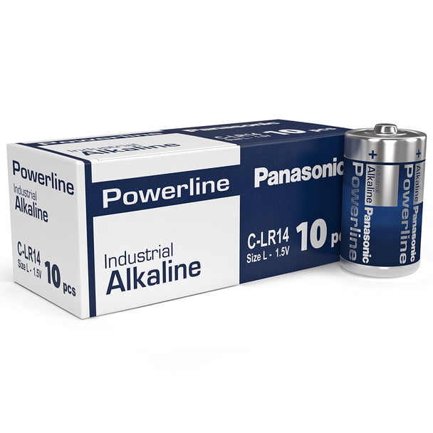 Panasonic Powerline C LR14AD Industrial Batteries | Box of 10