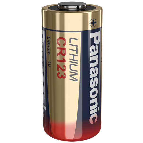 Panasonic CR123A Lithium Battery | 100 Pack