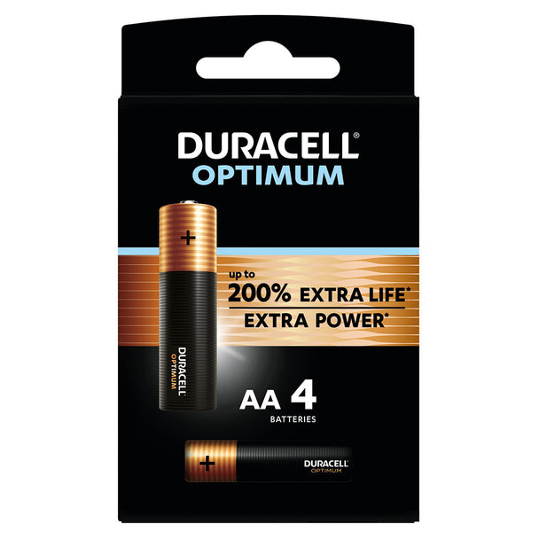Duracell Optimum AA LR6 Batteries | 4 Pack