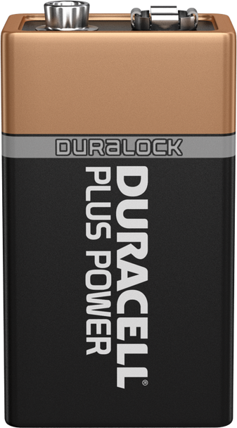 Duracell Plus 9V PP3 6LR61 Battery | 1 Pack