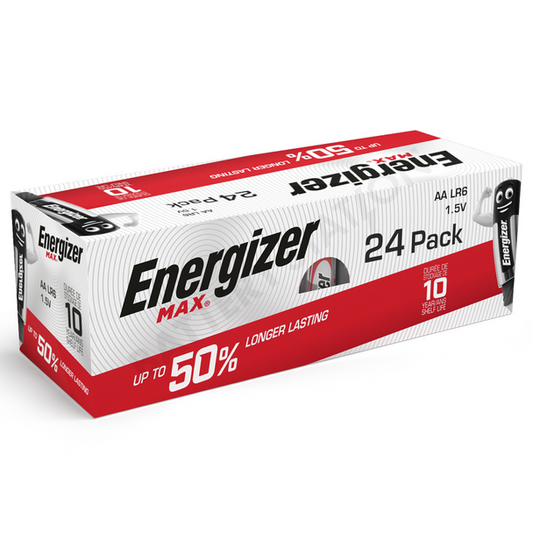 Energizer Max AA LR6 Alkaline Batteries | 24 Pack