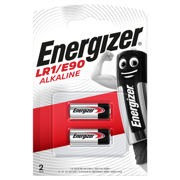 Energizer LR1 N MN9100 Batteries | 2 Pack