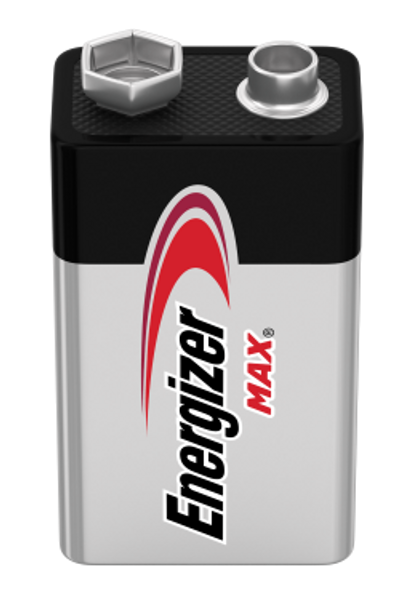 Energizer Max 9V PP3 6LR61 Alkaline Battery | 2 Pack