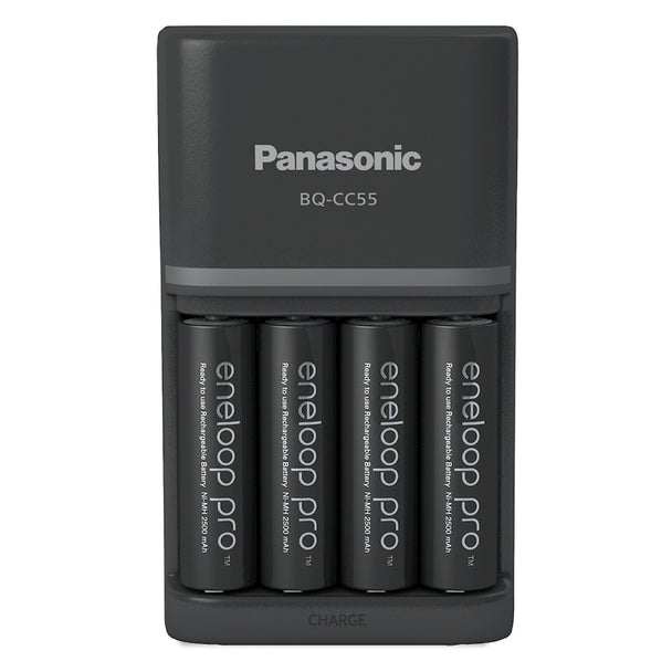 Panasonic Eneloop SmartPlus Charger inc. 4 x Eneloop Pro AA 2500mAh Batteries