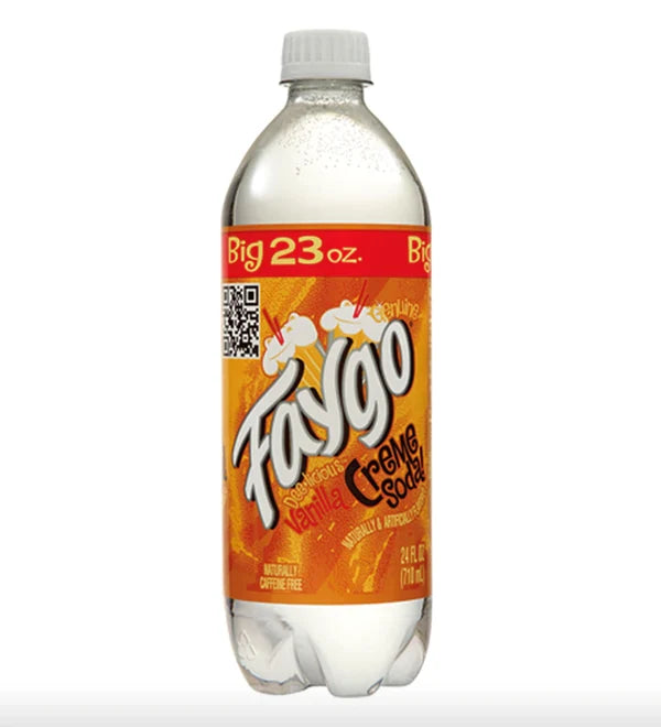 Faygo Vanilla Creme Soda 23oz Bottle