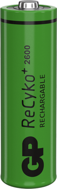 GP ReCyko+ AA HR6 2600mAh Rechargeable Batteries | 4 Pack