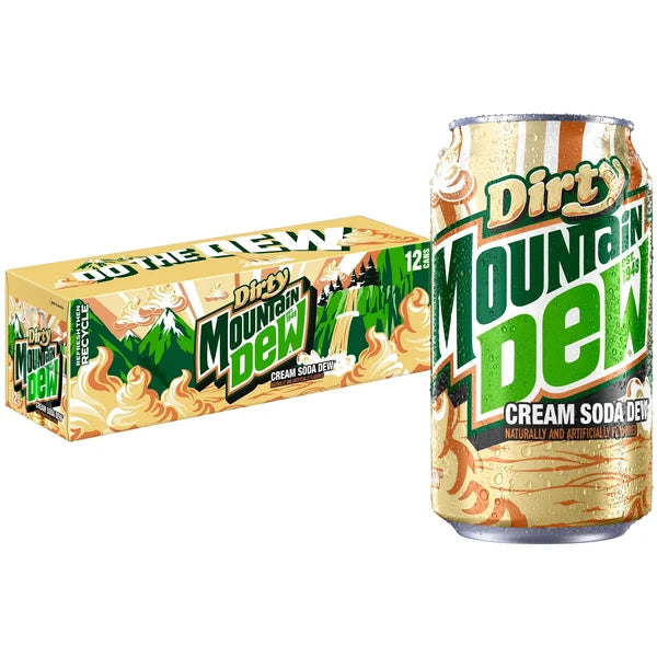 Mountain Dew Dirty Cream Soda Dew 12oz USA (355ml)