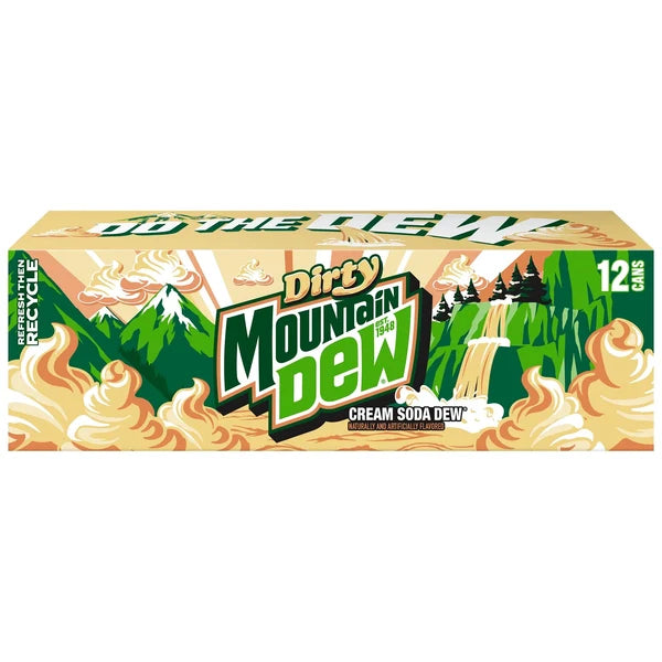 Mountain Dew Dirty Cream Soda Dew 12oz USA (355ml)