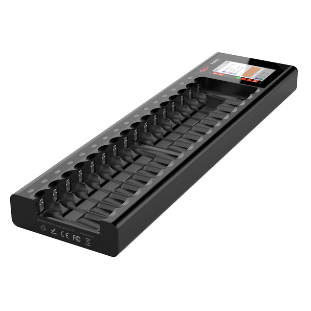 ISDT N16 16-Slot 36W Smart Fast Charger for AA AAA Rechargeable Batteries