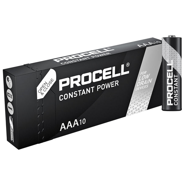 Duracell Procell Constant AAA PC2400 LR03 Batteries | Box of 10