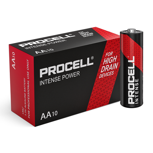 Duracell Procell Intense Power AA LR6 PX1500 Batteries | Box of 10