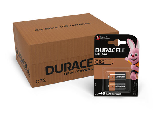 Duracell Lithium CR2 Batteries | 100 Pack