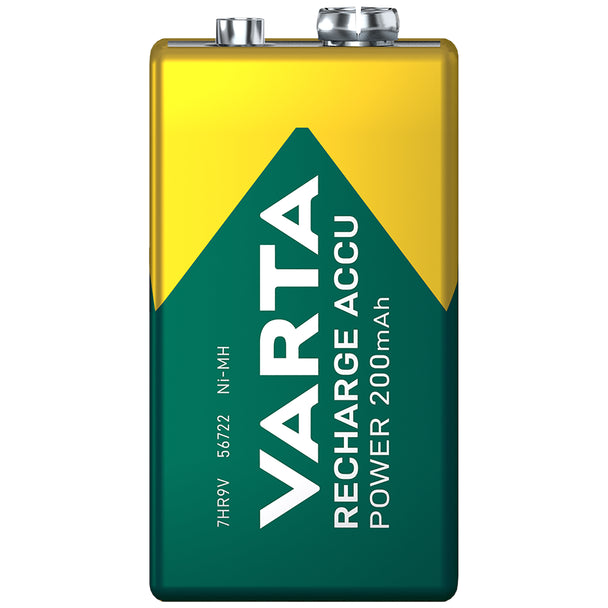 Varta Accu 9V PP3 6HR61 200mAh Rechargeable Battery | 1 Pack