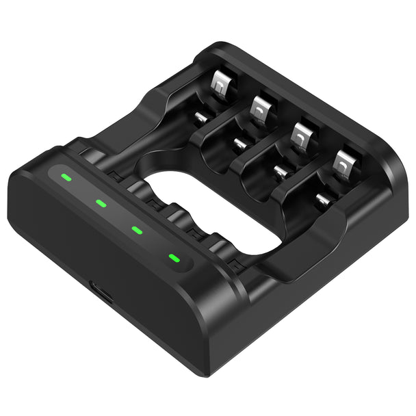 Xtar L4 Channel USB Charger for 1.5V Lithium & 1.2V NiMH AA/AAA Batteries