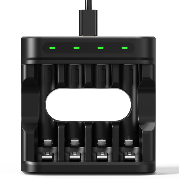 Xtar L4 Channel USB Charger for 1.5V Lithium & 1.2V NiMH AA/AAA Batteries