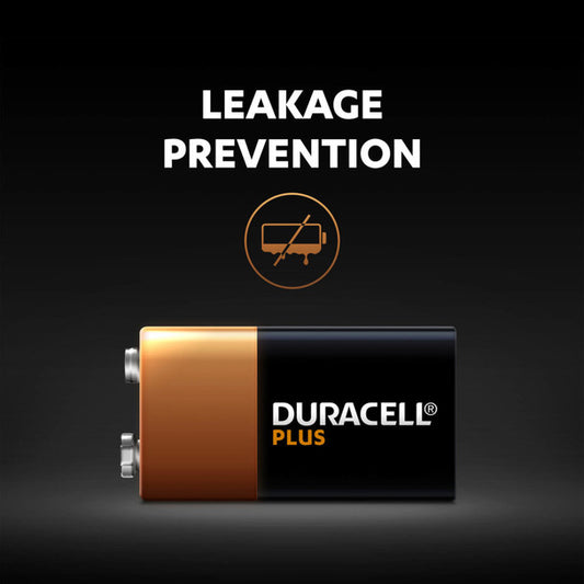 Duracell Plus 9V PP3 6LR61 Batteries Bulk | 10 Pack