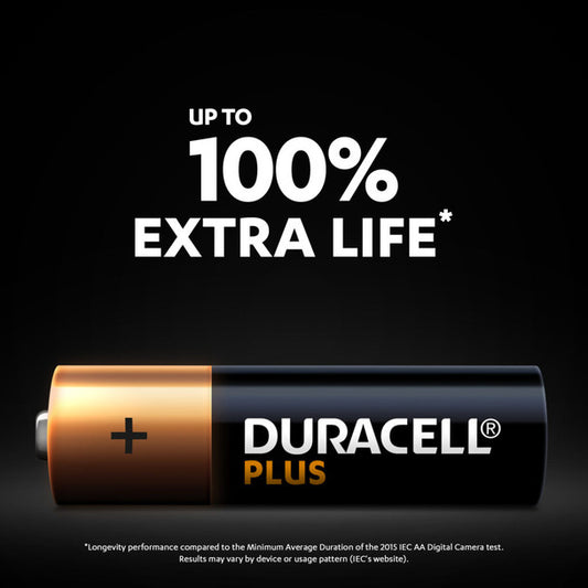 Duracell Plus AA LR6 Batteries | 16 Pack