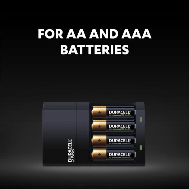 Duracell Hi-Speed Value Battery Charger CEF14 inc Batteries