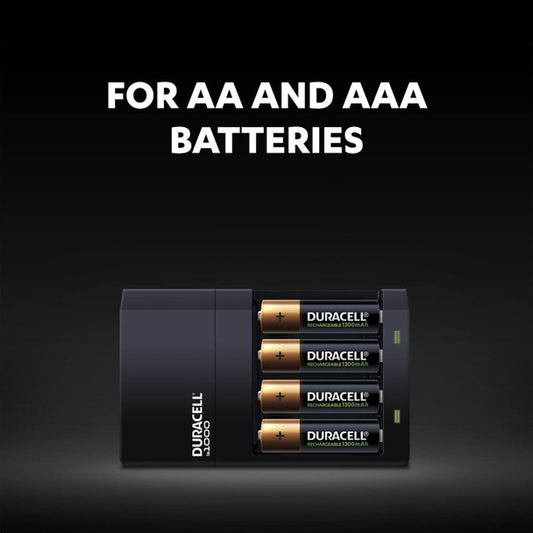 Duracell Hi-Speed Value Battery Charger CEF14 inc Batteries