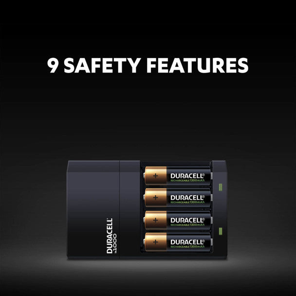 Duracell Hi-Speed Value Battery Charger CEF14 inc Batteries