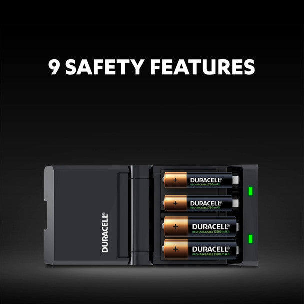 Duracell Hi-Speed Advanced Battery Charger CEF27 inc Batteries