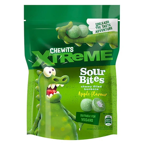 Chewits Extreme Sour Bites Apple (115g)