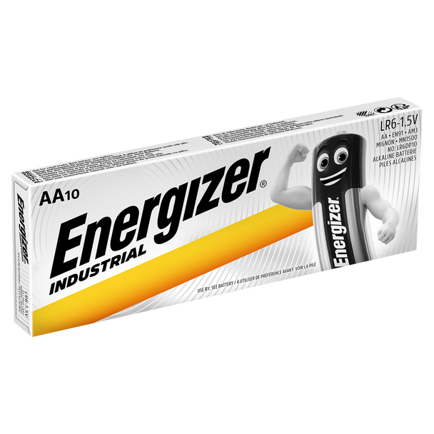 Energizer Industrial AA LR6 Batteries | Box of 10