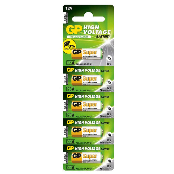 GP 23A A23 MN21 Batteries | 5 Pack