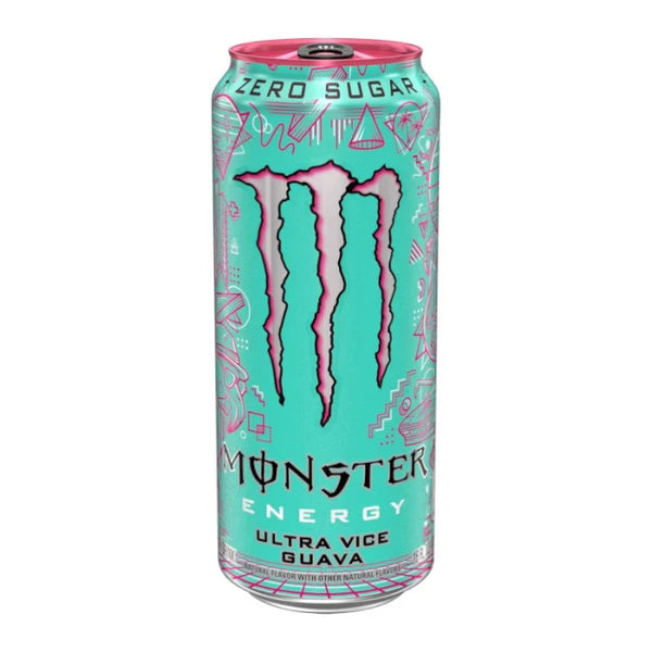 Monster Ultra Vice Guava USA Zero Sugar - 16oz (473ml) single can
