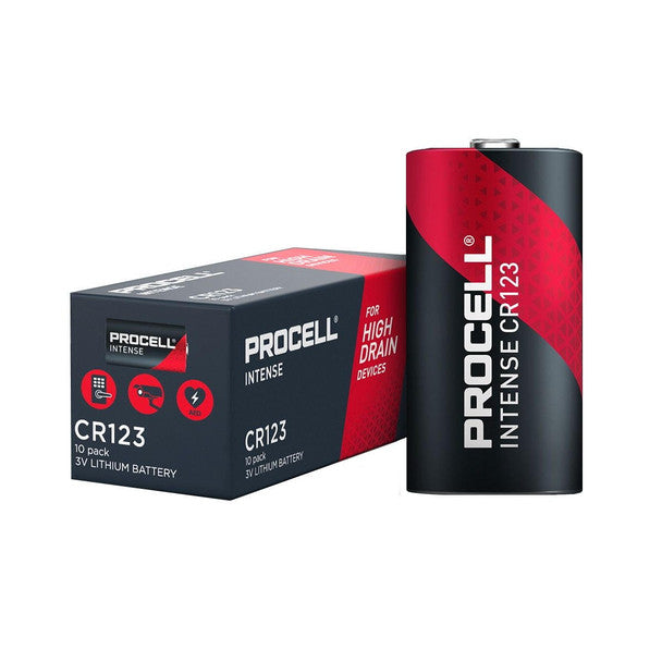 Duracell Procell Intense CR123A Batteries | 10 Pack