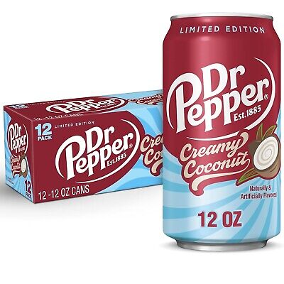 Dr Pepper Creamy Coconut - 12fl.oz (355ml) 12 Pack